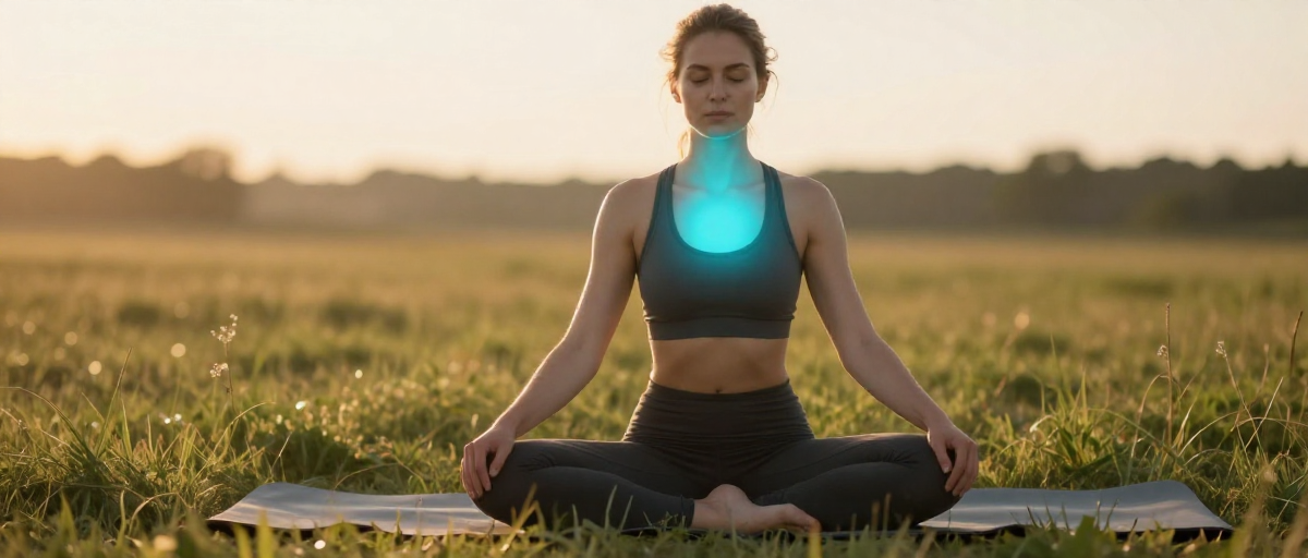 femme yoga chakra gorge lever soleil