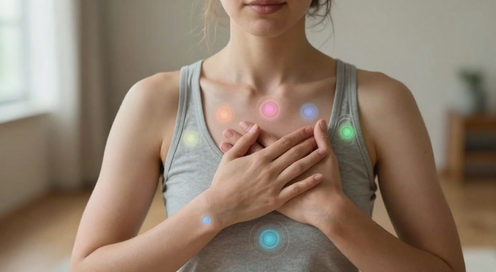 aura et chakras en gros plan