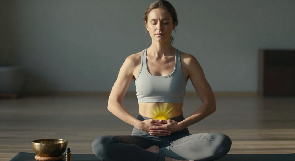 chakra calme meditation visage