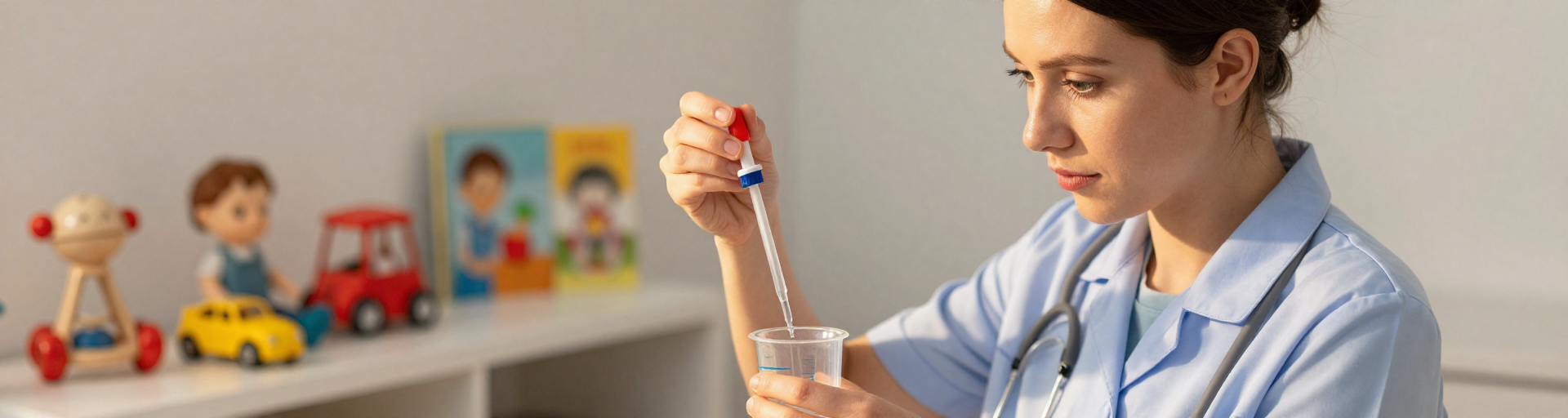 infirmiere pediatrique prepare dilution huile essentielle