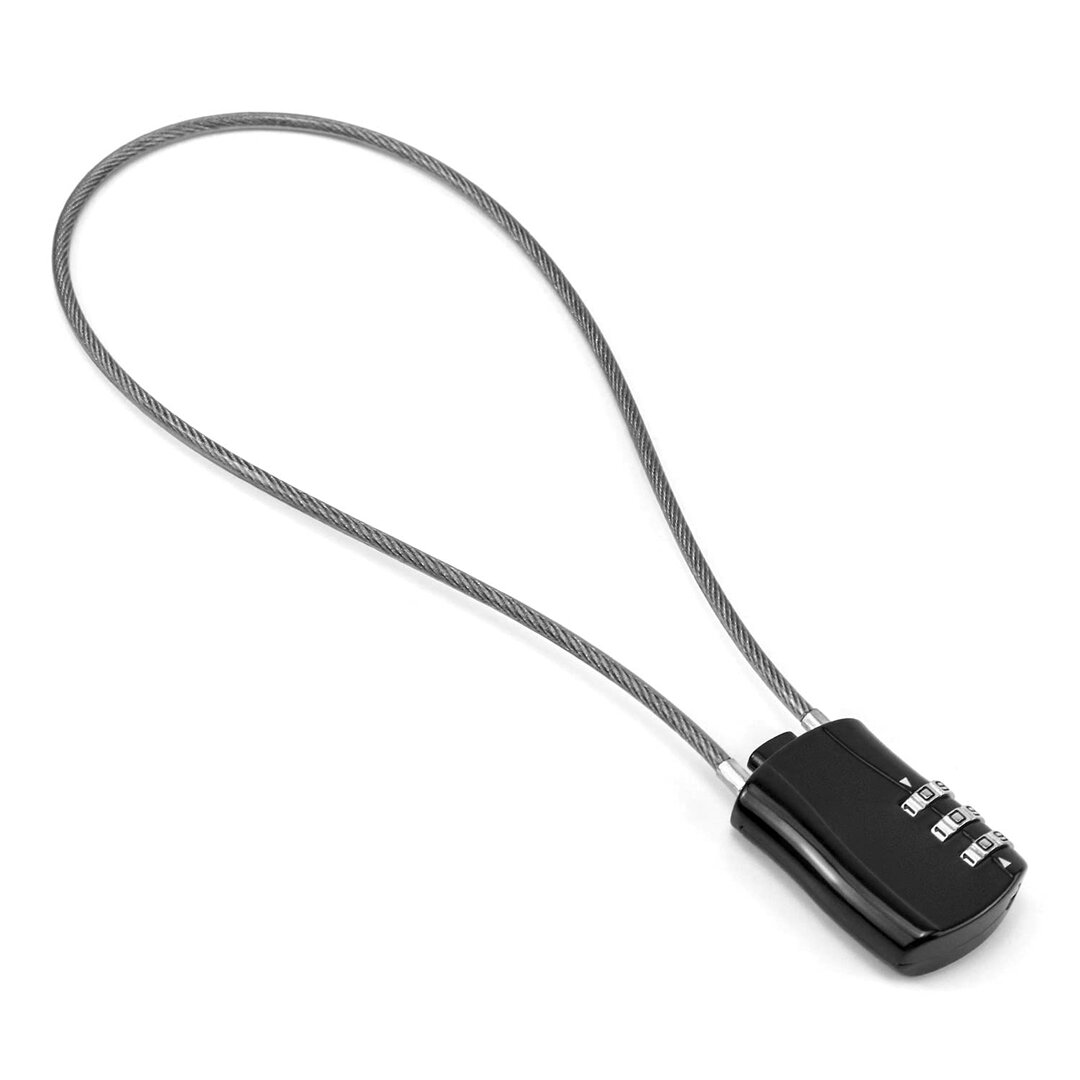 QWORK Câble Acier 3m Pour Poulie Musculation – 5 Mm, Charge 100 Kg, Gainé PU, Pour Traction, Tirage, Triceps Et Plus