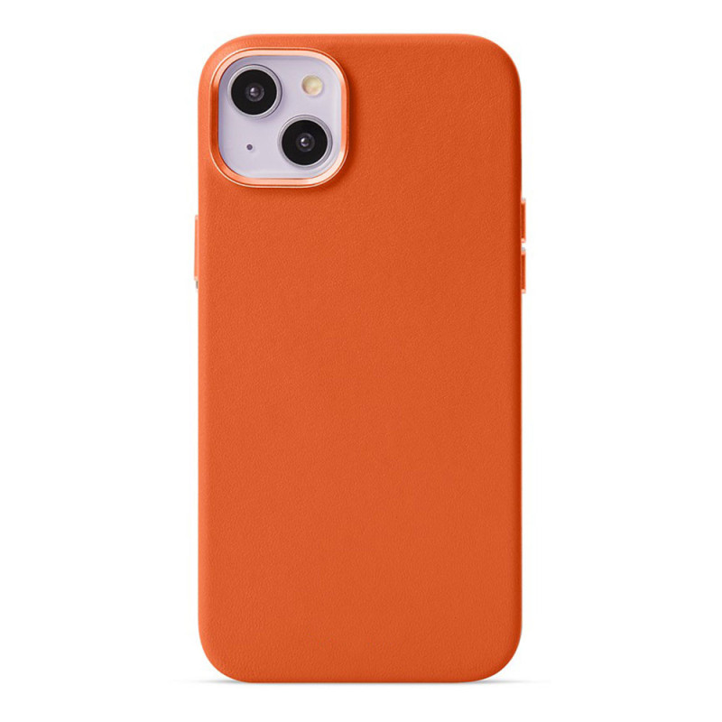 coque-silicone-orange-iphone-14-plus