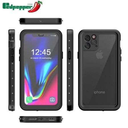 iphone-11-pro-coque-redpepper-waterproof-noire-pour-iphone-11-pro