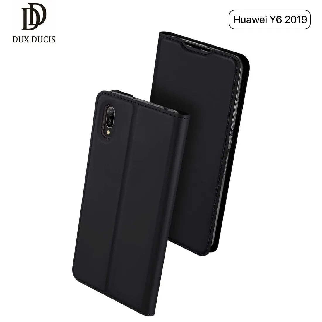 etui-portefeuille-dux-ducis-en-cuir-pu-avec-porte-carte-et-fonction-video-pour-huawei-y6-2019-noir