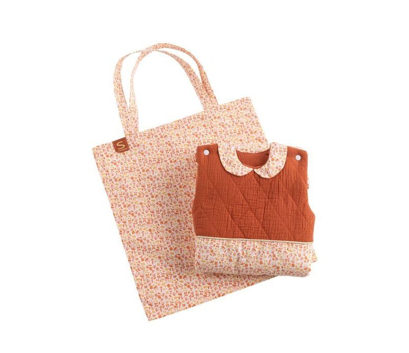 gigoteuse-0-6-mois-terracota-floral-Esmee-bebe-sauthon-2
