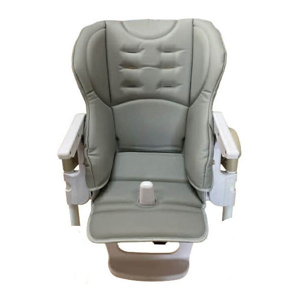 coussin-de-chaise-haute-bebe-simili-cuir-star-gris-mila-jane