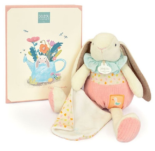 peluche-lapin-rose-avec-doudou-dc4208-doudou-et-compagnie