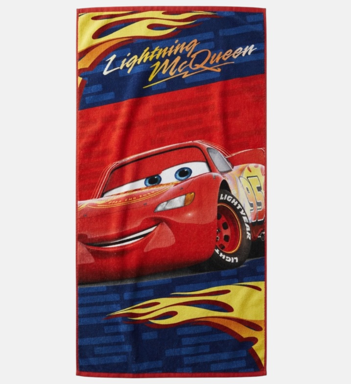 serviette-de-plage-140x70-cars