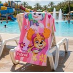 serviette-de-plage-paw-patrol-rose-2