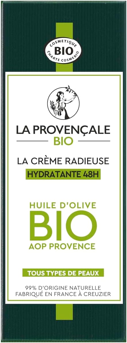 Ingrédients naturels et olive bio - détail du pot