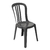 CHAISE DE JARDIN NOIRE