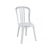 MOB-007 Chaise empilable blanche type jardin