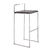 TABOURET  QUADRA NOIR
