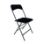 CHAISE PLIANTE NOIR ARGENT
