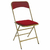 CHAISE PLIANTE ROUGE