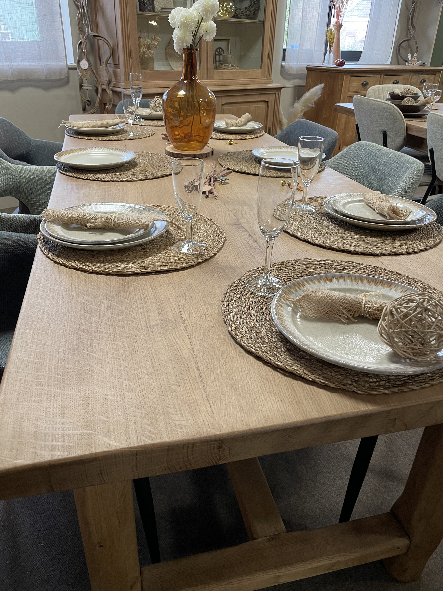 Table en chêne massif