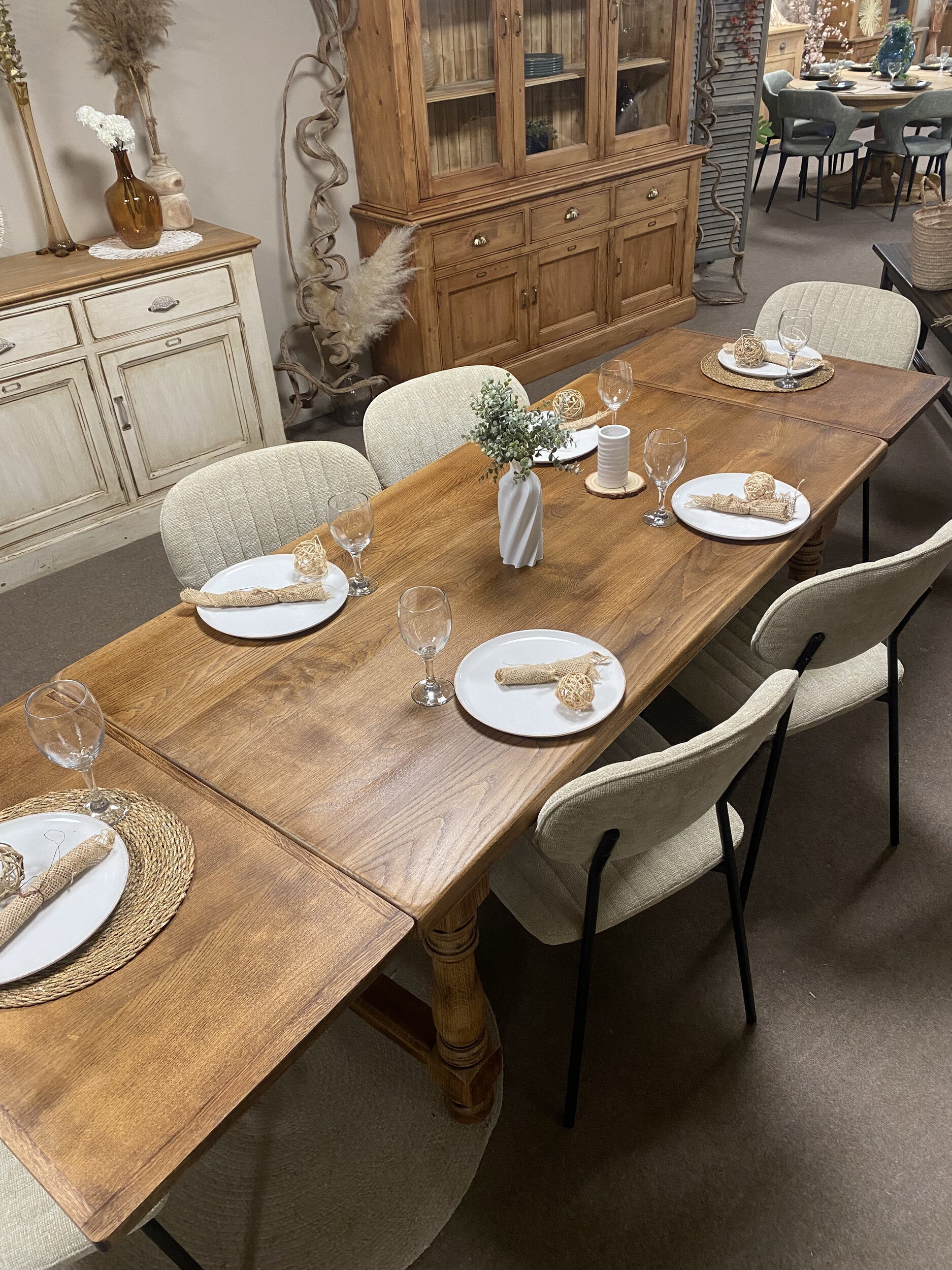 Table avec rallonges