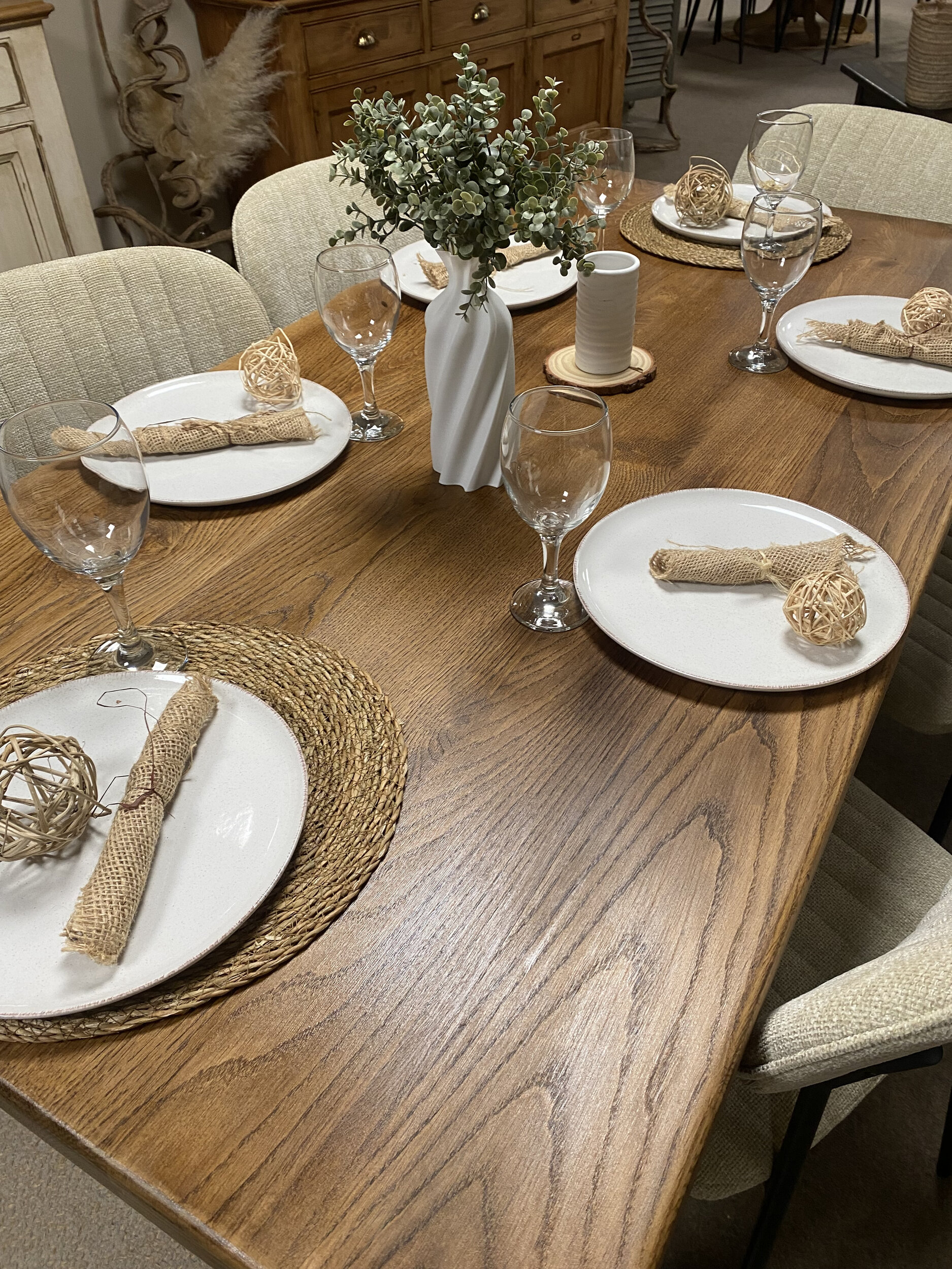 Table en chene