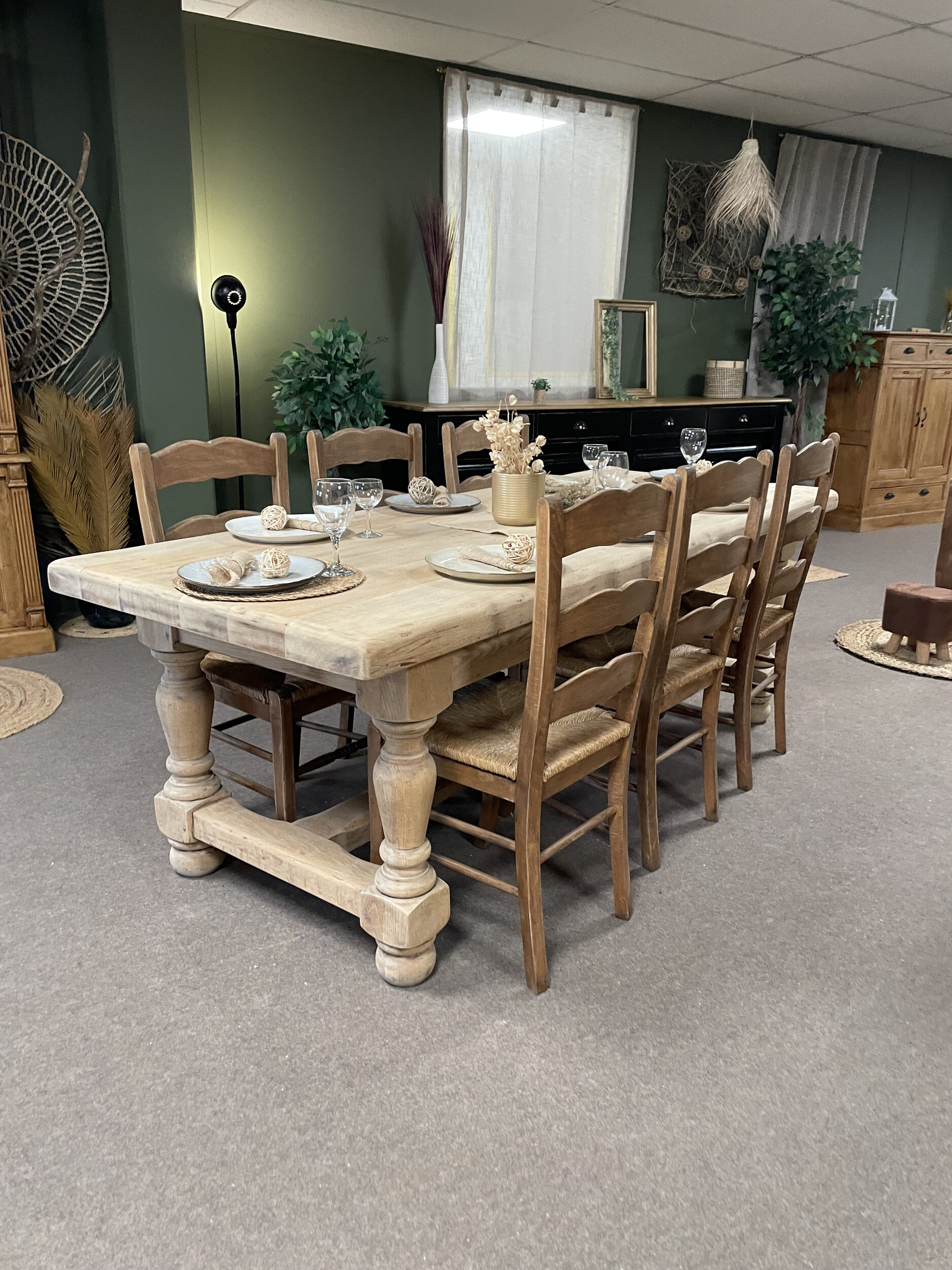 Grande table en chêne
