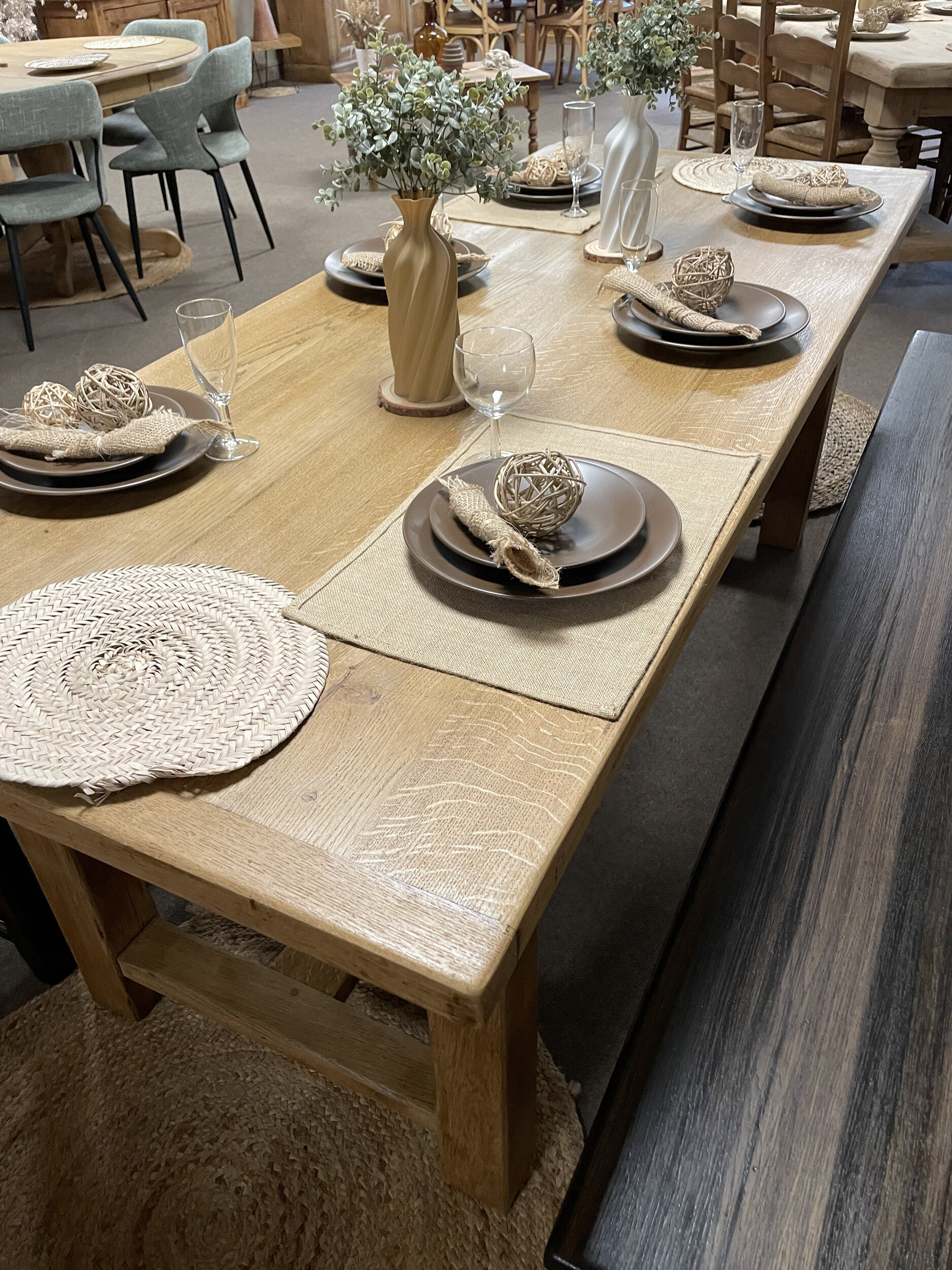 Table en chene