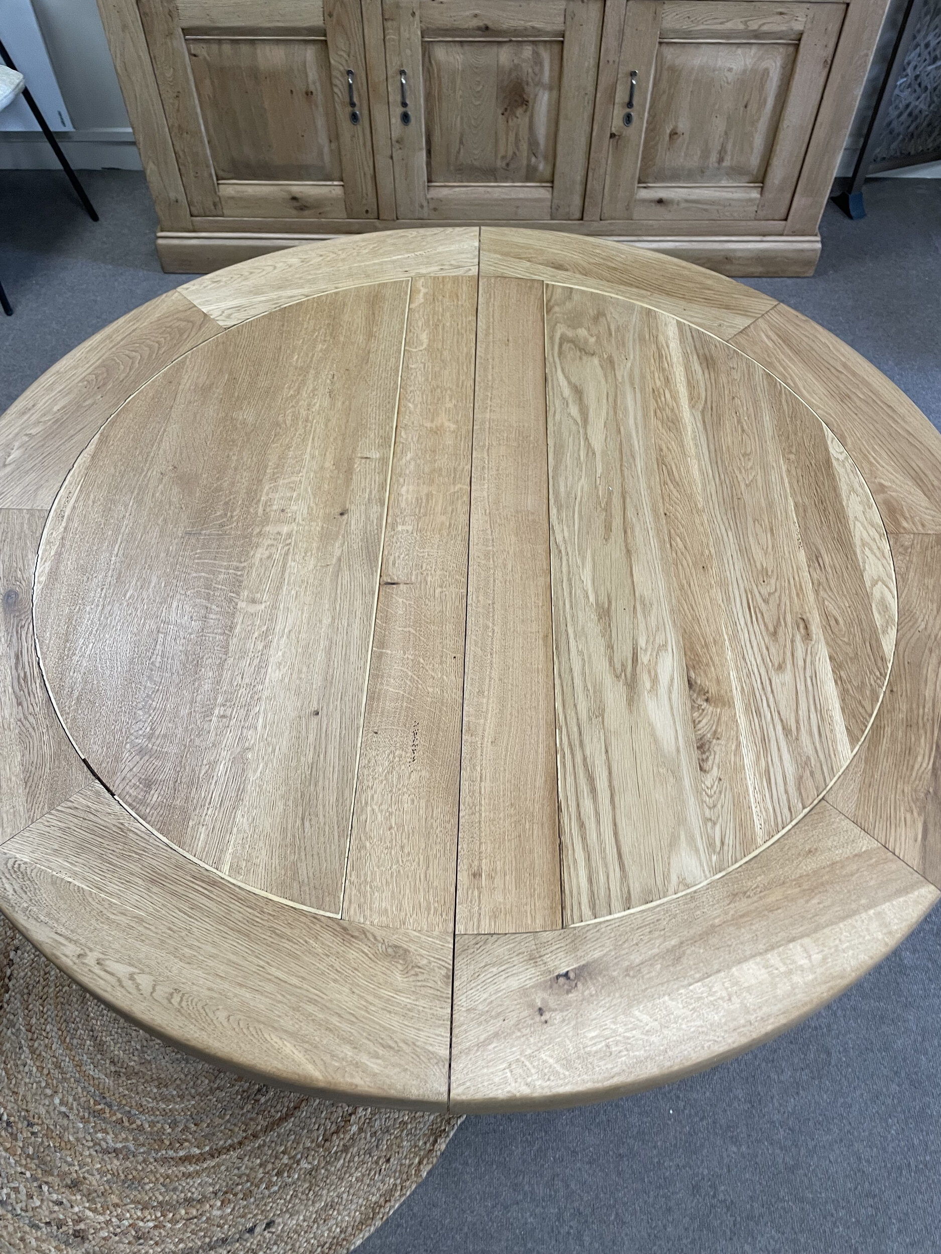 Table en chene