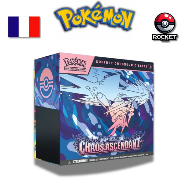 Elite Trainer Box ETB Pokemon FR Mega Evolution ME04 Chaos Ascendant en langue FR Francaise