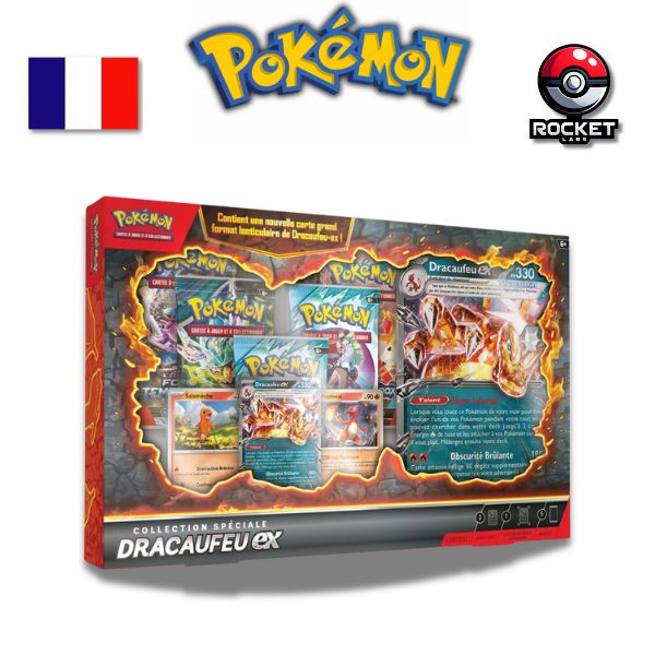 Coffret Pokemon Dracaufeu Special Ex en langue Francaise FR