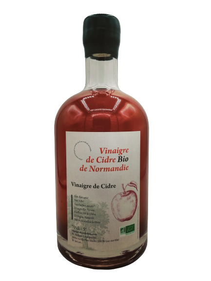 vinaigre de cidre bio non pasteurisé non filtré sans sulfites avec mère vieilli en fût de chêne 70cl - vinaigredecidrebio.com