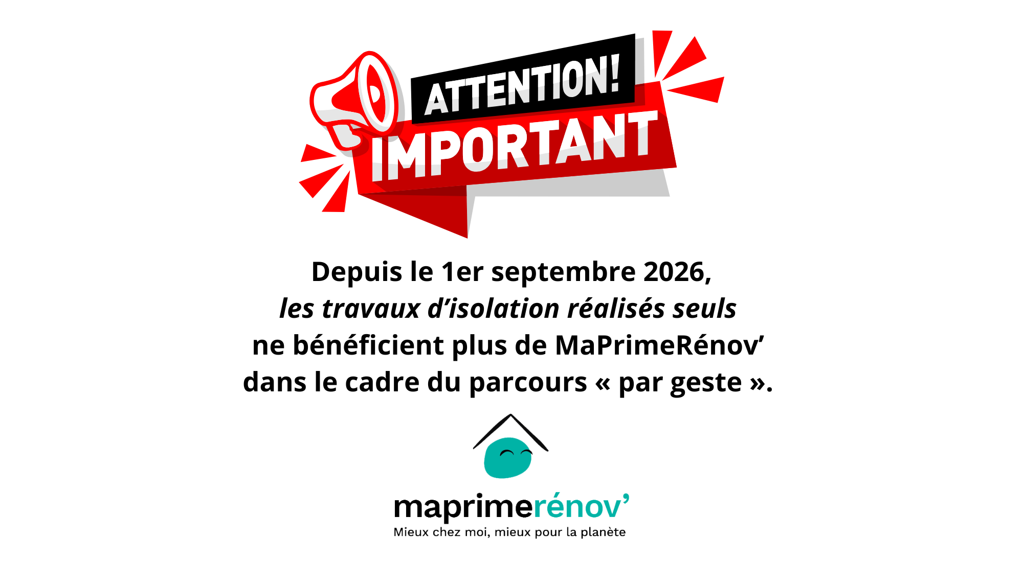 Infos Prime renov'
