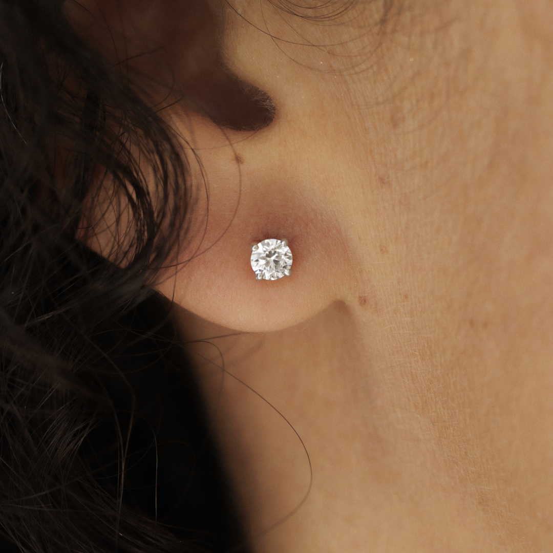 Clou doreilles oxyde de zirconium
