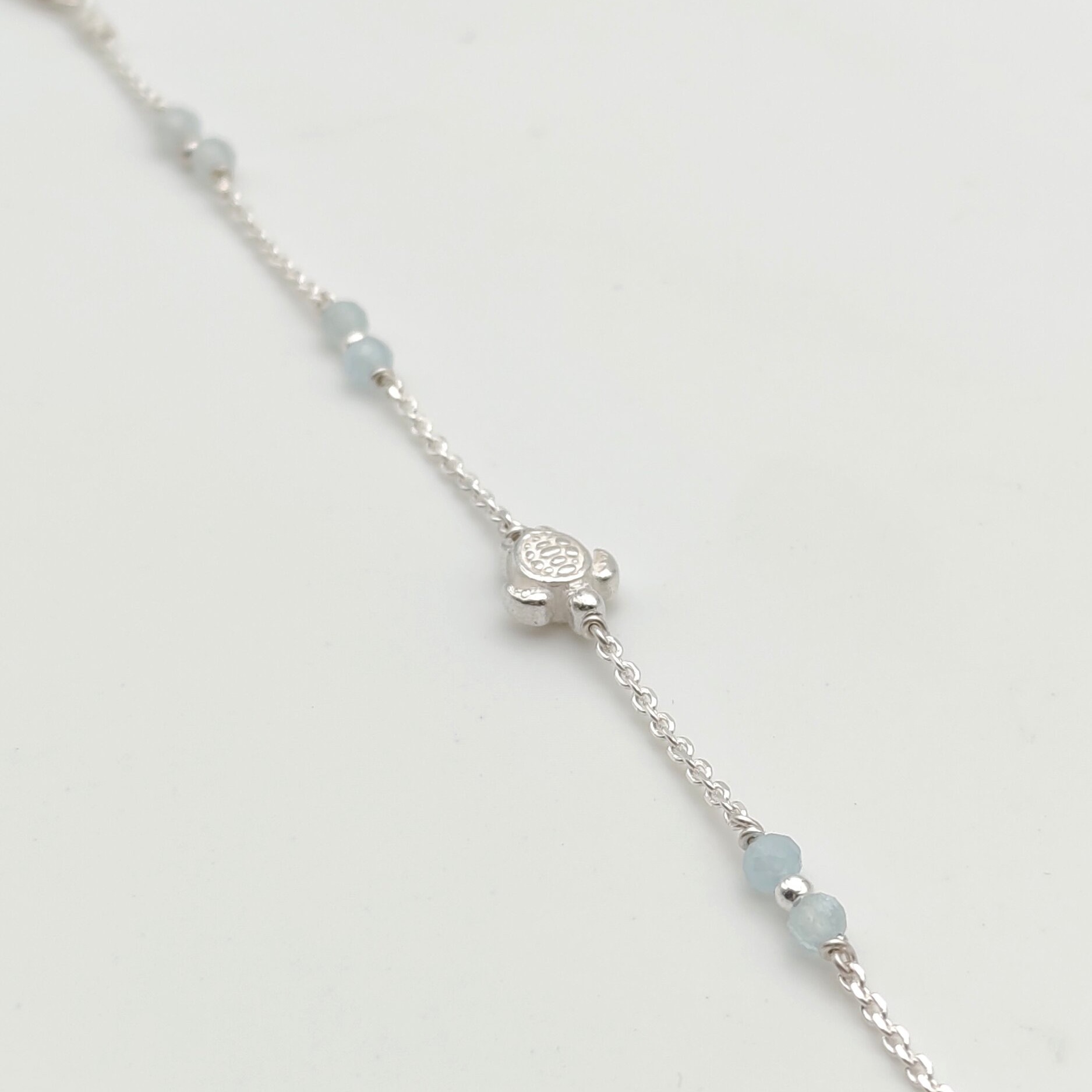 Finesse de la Chaîne Forçat Diamantée Bracelet Tortue