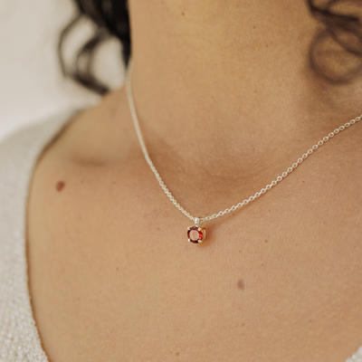 Pendentif grenat