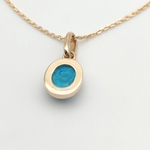 Pendentif Turquoise Kingman arrière
