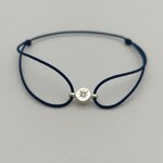Bracelet argent et diamant naturel serti etoile (2)