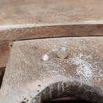 Collier diamant en cours de fabrication