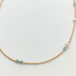 collier perle et pierre precieuses emeraudes (2)
