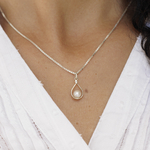 Collier Huahiné perle blanche 4