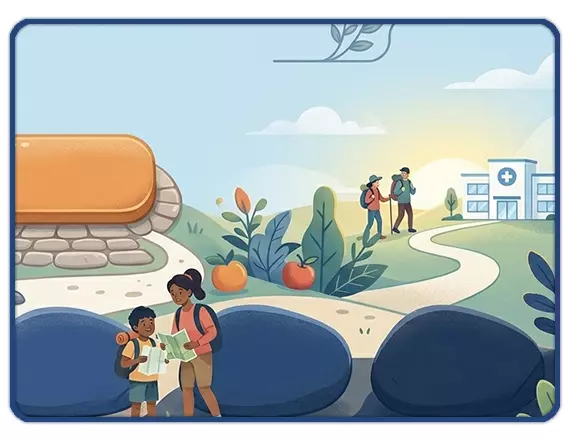 Illustration La Route de la Santé