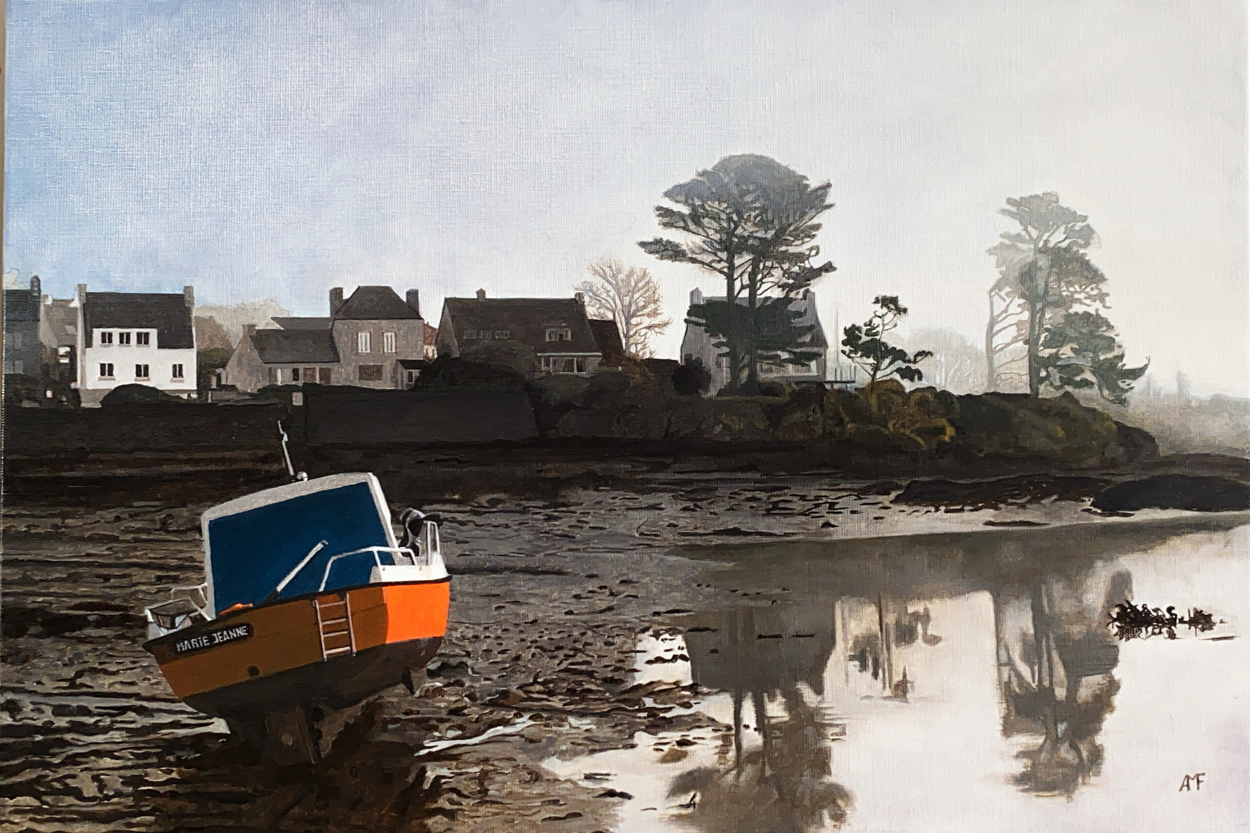 Lanildut à marée basse