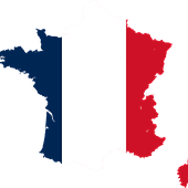 flag map of france converti depuis svg fb profile photo 170 170