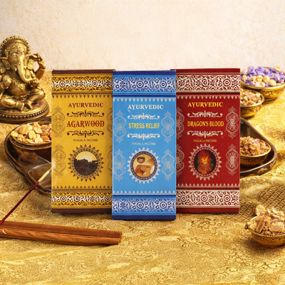 Encens AYURVEDIC – Boîte de 15 g – Parfum au choix