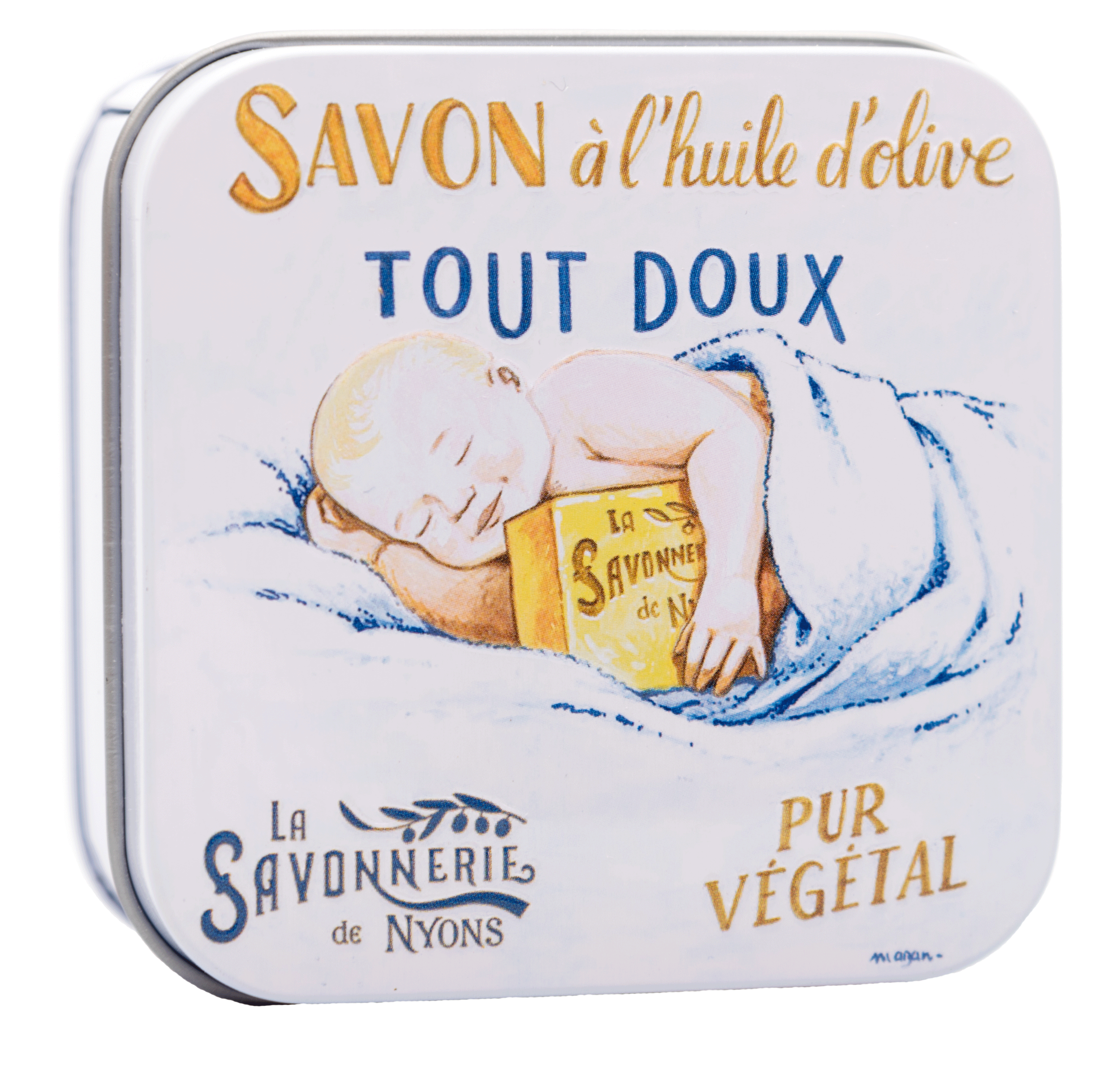 Boite Métal Bébé Douceur & Savon 100g