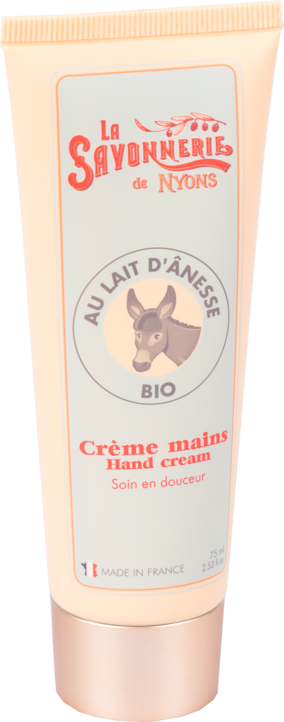 Organic Donkey Milk Hand Cream, 2.5 fl.oz lasavonneriedenyons