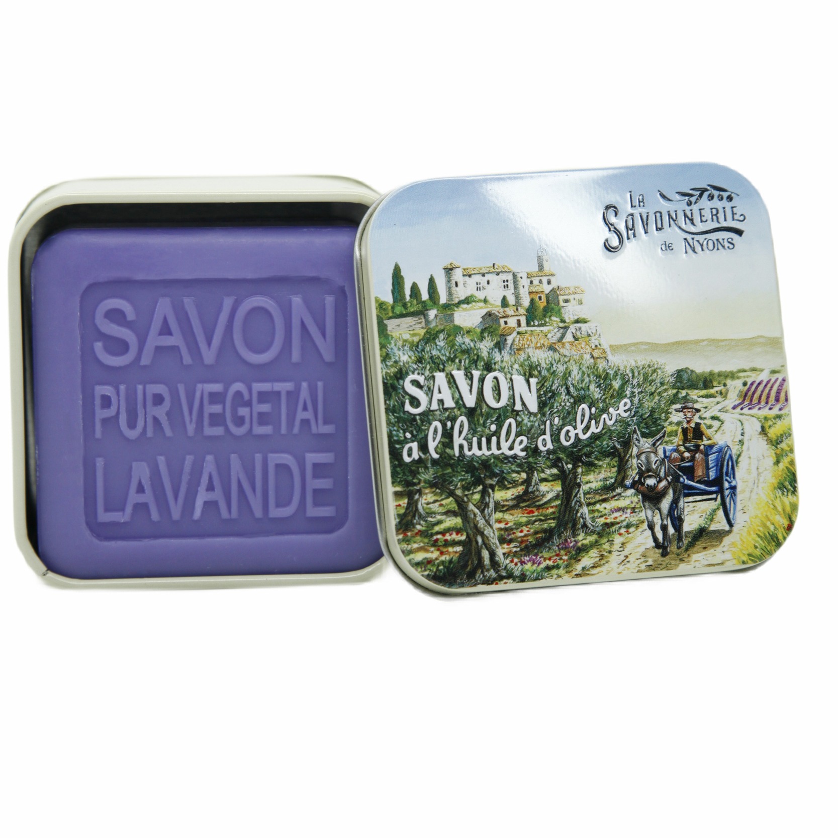 3.5oz, Lavender Soap in The Village Tin Box