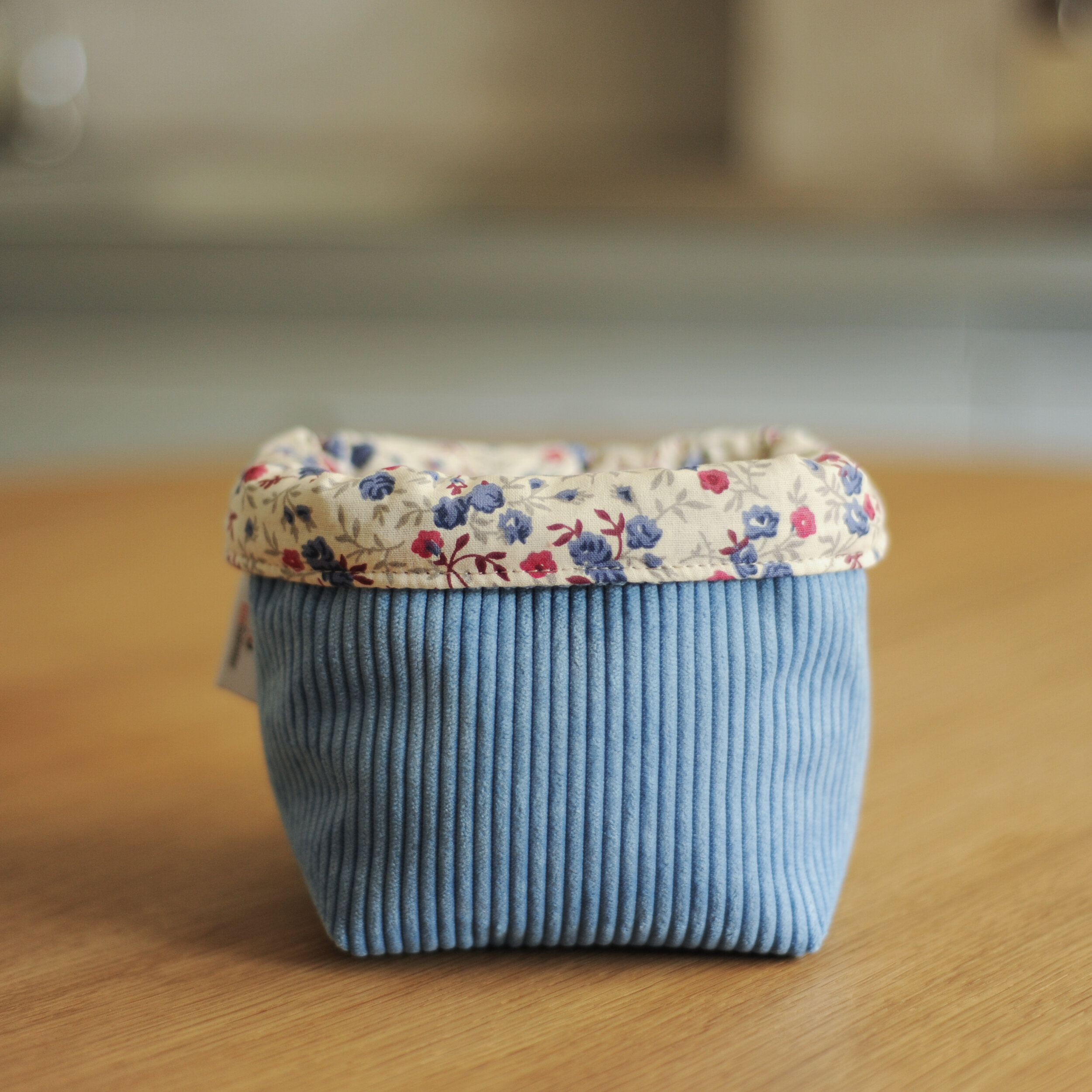 paniere velours bleu collection Lac