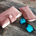 Pack housse livre et étui lunettes velours