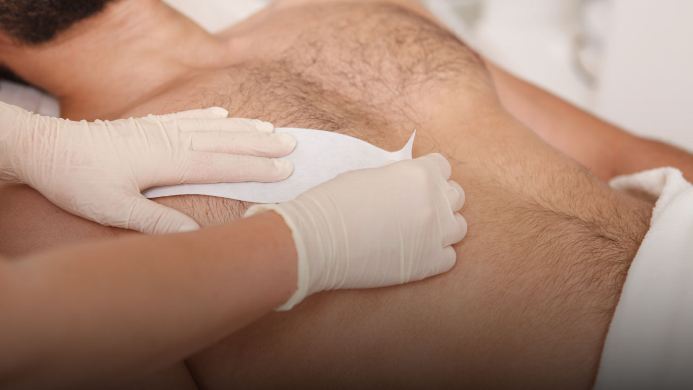 epilation cire homme