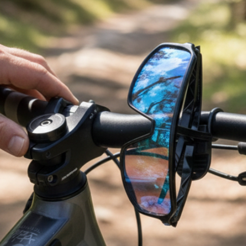 Porte lunettes sur cintre VTT