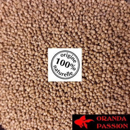 Nourriture 2 mm pour petit voile de chine oranda tête de lion