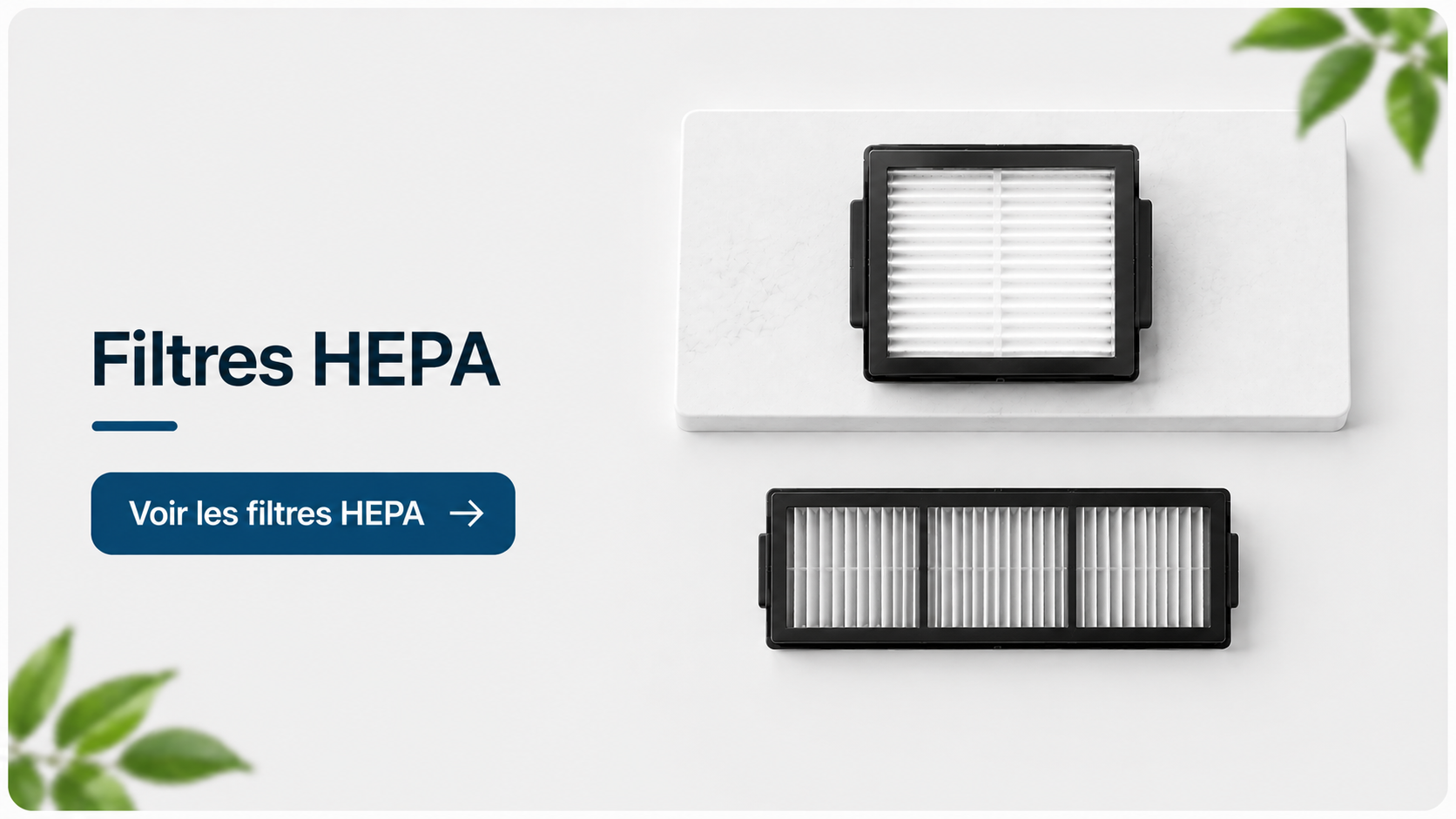 Filtres HEPA haute performance compatible pour robot aspirateur - Kleni